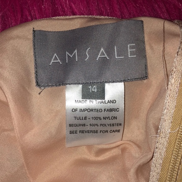 Gold Bridesmaids/Prom dress - Picture 5 of 8